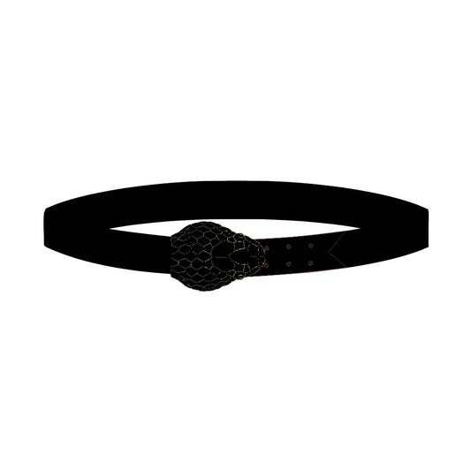 BOS Snake Head Belt Black